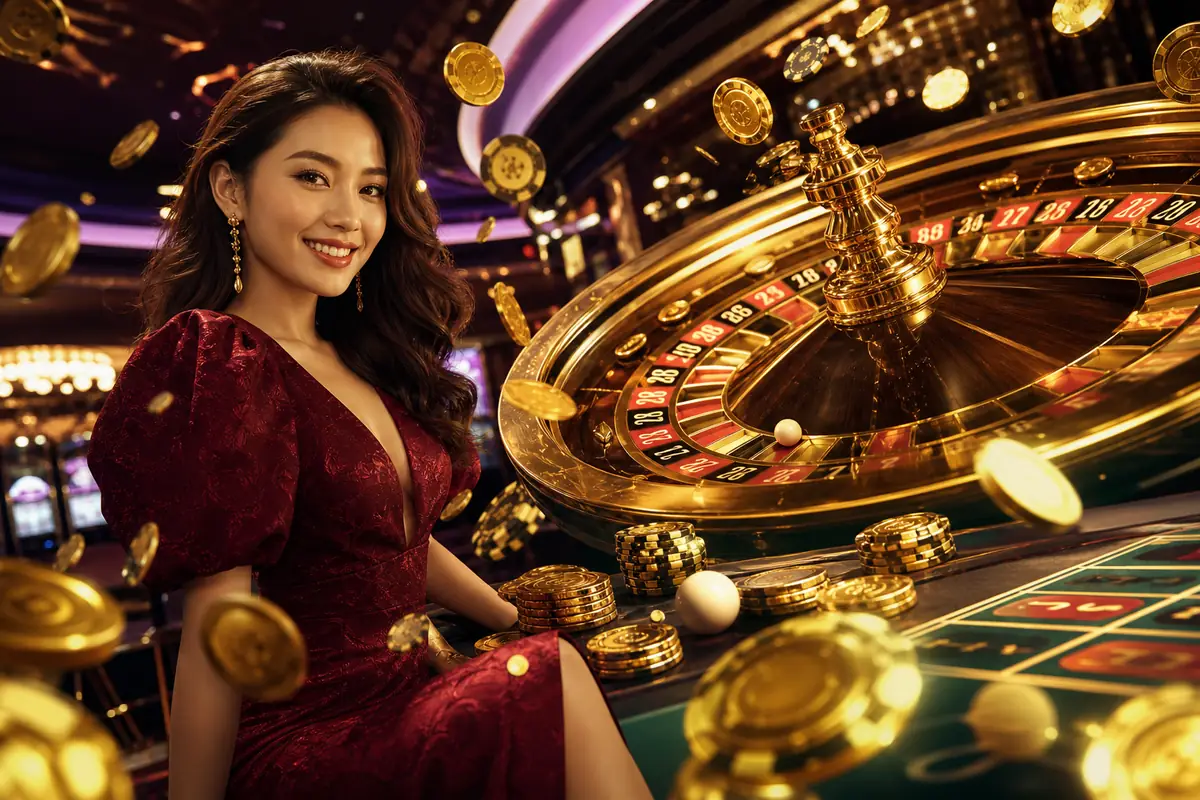 ezspin1 Casino suasana meja langsung malam